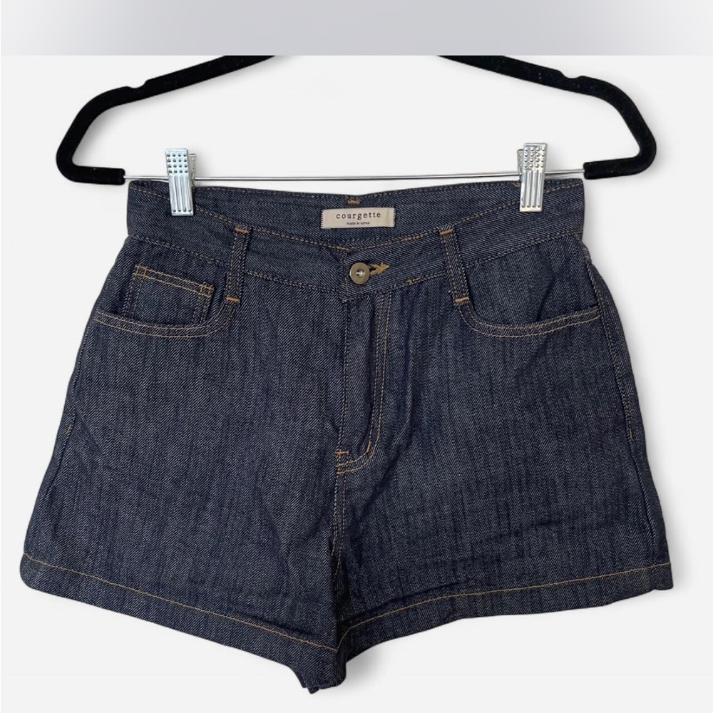 Women's Denim Shorts - Dark Blue